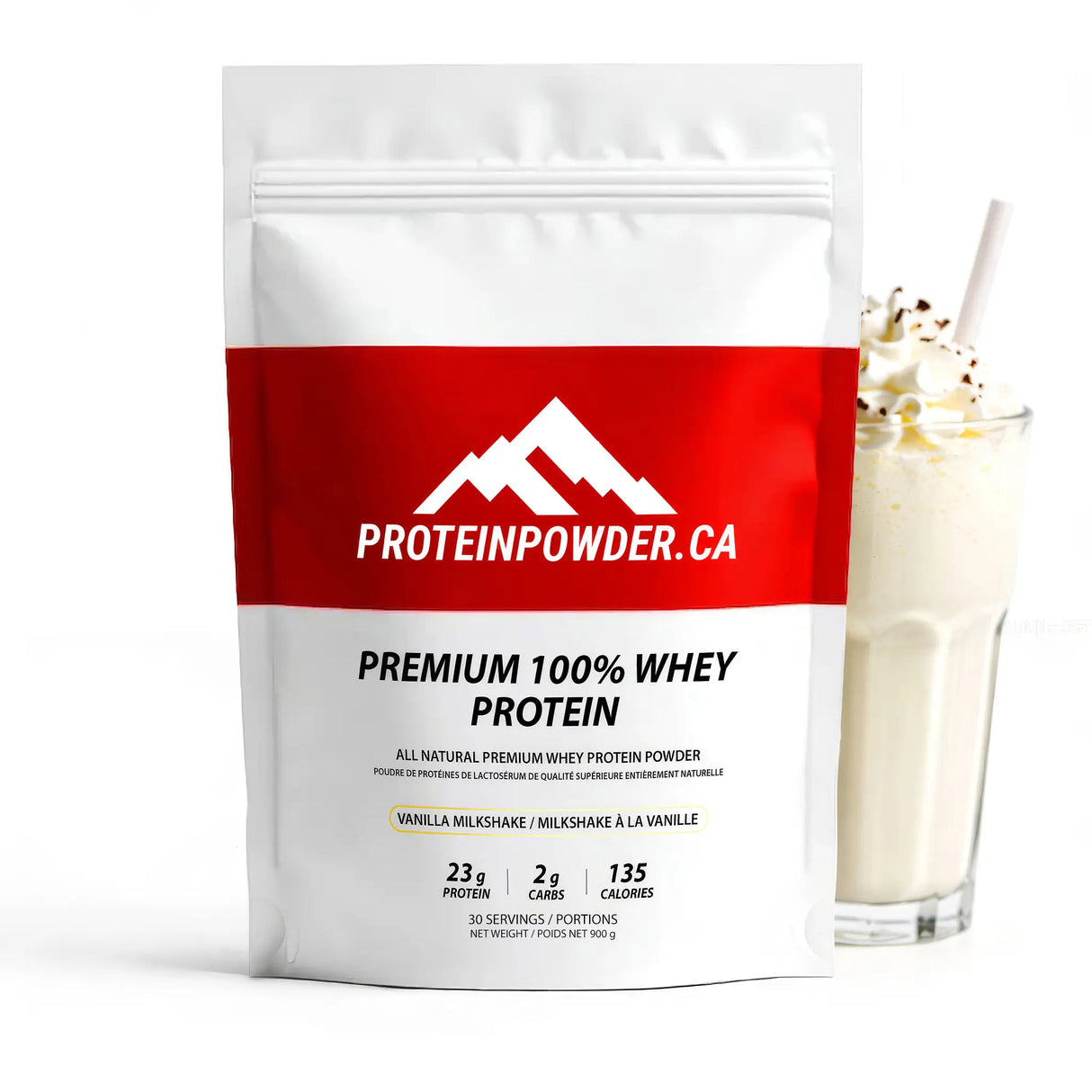 Premium 100% Whey Protein Vanilla Milkshake 30 Servings