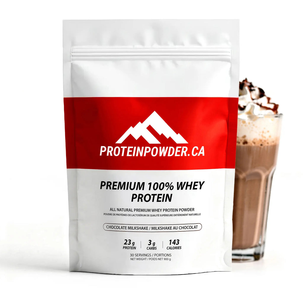 Premium 100% Whey Protein Chocolate Milkshake 30 Servings