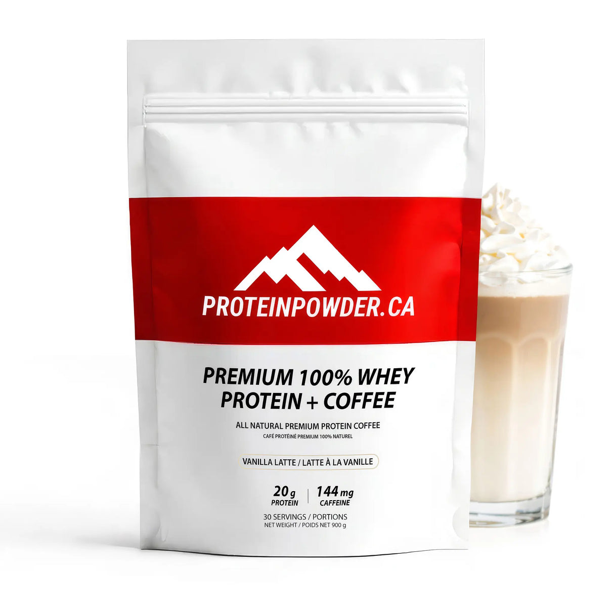 Premium 100% Whey Protein + Coffee 30 Servings